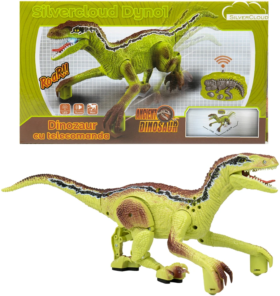 Nuotoliniu būdu valdomas dinozauras Silvercloud Dyno1