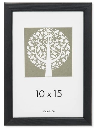 Nuotraukų rėmelis Medinis rėmelis Pino 1200898, A4, juodos spalvos