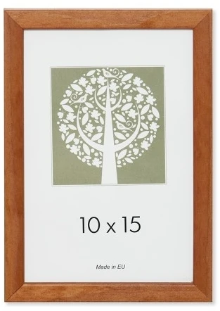 Nuotraukų rėmelis Medinis rėmelis Pino teak 1200914, A4, rudos spalvos