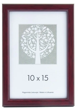 Nuotraukų rėmelis Plastikinis rėmelis Aura 1303407, A4, bordo spalvos