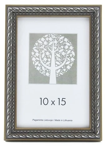 Nuotraukų rėmelis Plastikinis rėmelis Charlotta 1305025, 15x21cm, sidabrinės spalvos