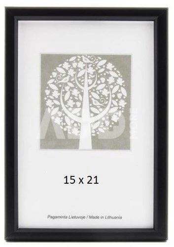 Nuotraukų rėmelis Imagėe Rėmelis 15x21 plast 1303031 Aura Juodas | 14mm