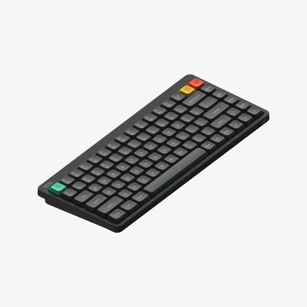 NuPhy Node75 Wireless Belaidė Žaidimų Klaviatūra | Ink Gray, Blush Nano