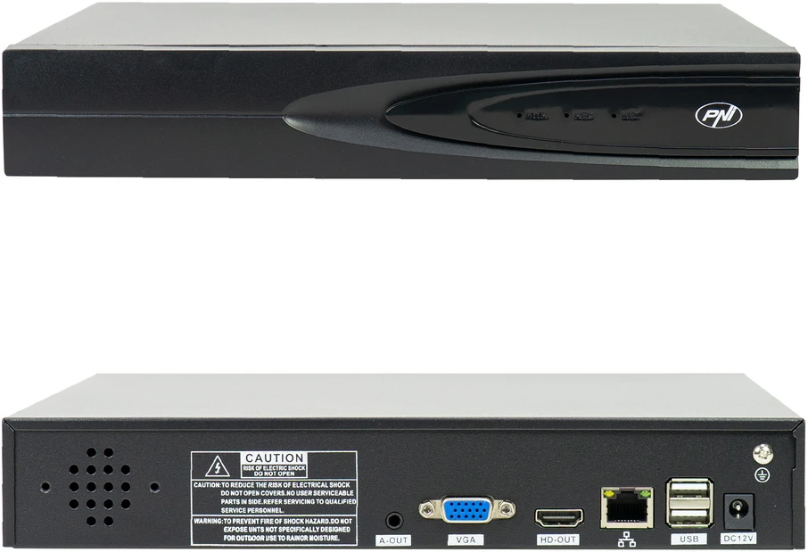 NVR PNI House IP816 su 16 kanalų IP 5MP arba 10 kanalų 8MP 4K