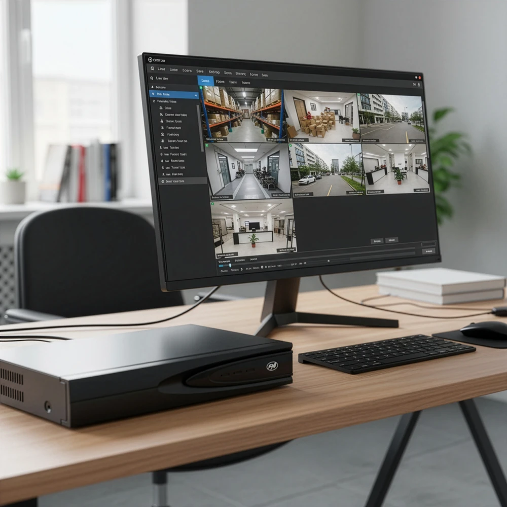 NVR PNI House IP816 su 16 kanalų IP 5MP arba 10 kanalų 8MP 4K