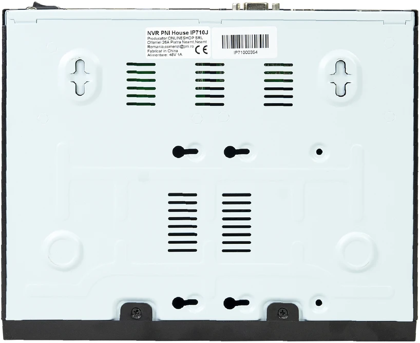 NVR POE PNI House IP710J, 10 kanalų 4K 8MP, 4 kanalai POE ir 6 kanalai IP su PNI POE arba įprastu komutatoriumi H.265