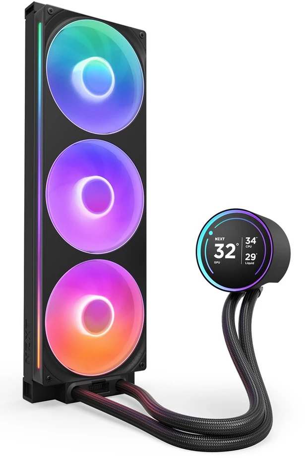 NZXT Kraken Elite 420 RGB LCD juoda