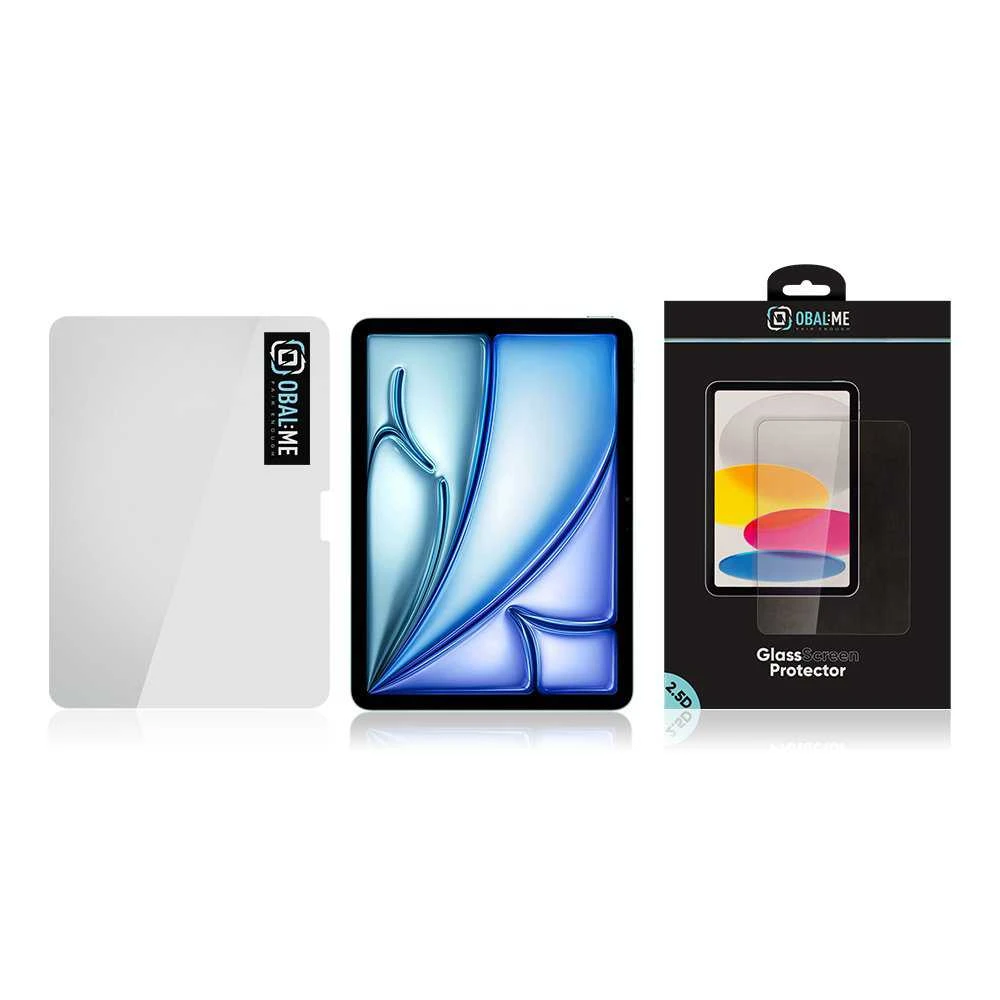 OBAL:ME 2.5D Apsauginis stiklas Screen Protector skirtas Apple iPad Air 2024/2025 skaidrus