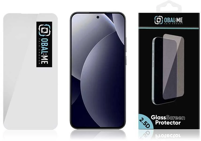 OBAL:ME 2.5D Apsauginis stiklas Screen Protector skirtas Xiaomi Redmi Note 15 Pro 5G Clear