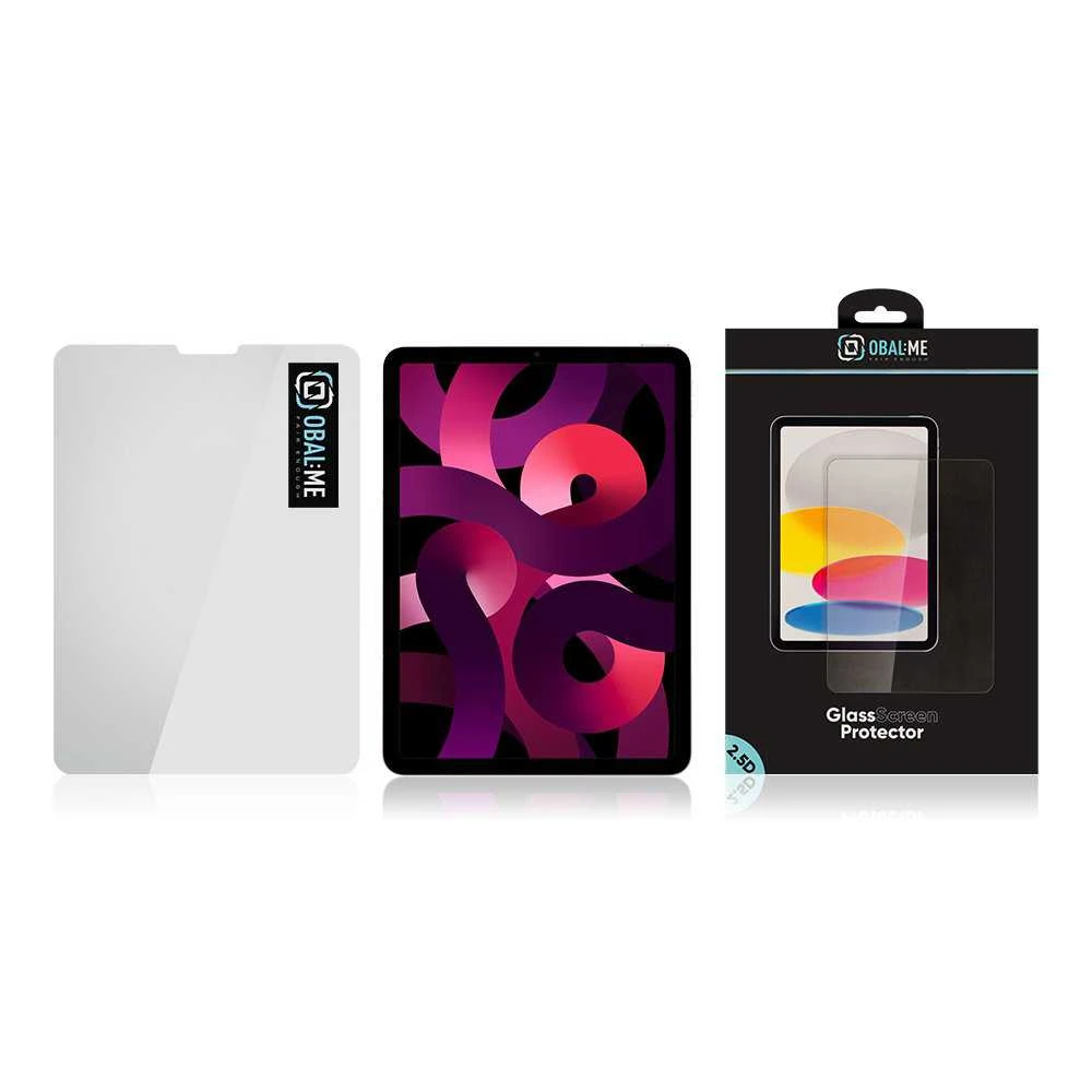 OBAL:ME 2.5D Apsauginis stiklas Screen Protector skirtas Apple iPad Air 2020/2022 skaidrus