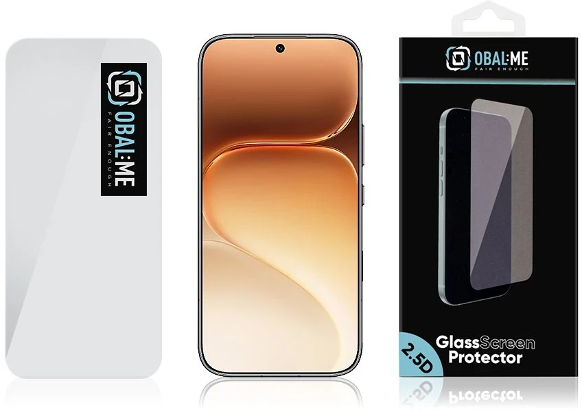 OBAL:ME 2.5D Apsauginis stiklas skirtas Honor 600 Clear