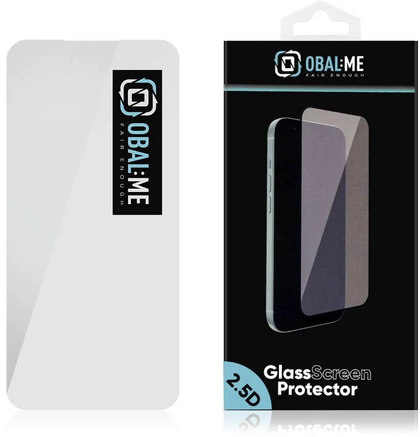OBAL:ME 2.5D Apsauginis stiklas skirtas Motorola G77 Clear