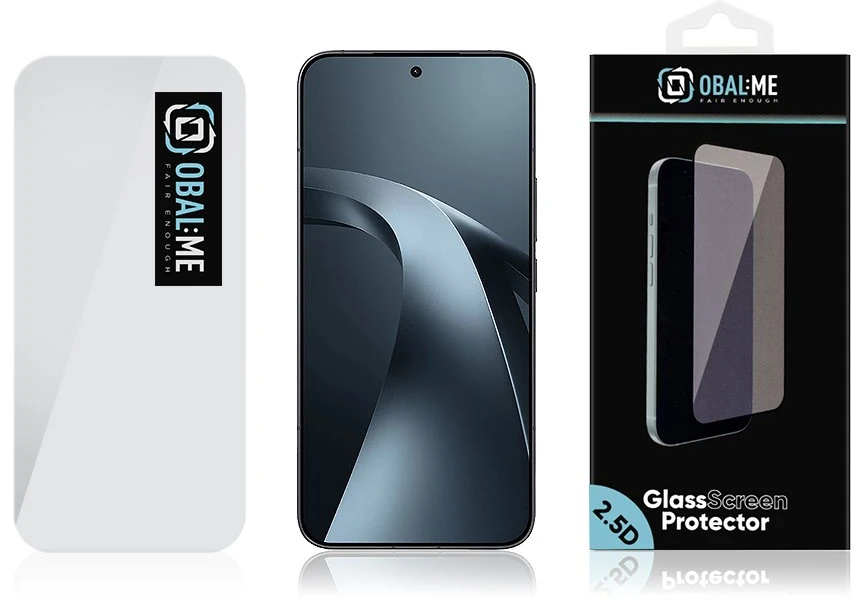 OBAL:ME 2.5D Apsauginis stiklas skirtas Xiaomi 17T Pro Clear
