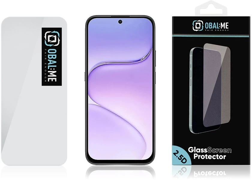 OBAL:ME 2.5D stiklinė ekrano apsauga, skirta Honor 600 Smart 5G, skaidri