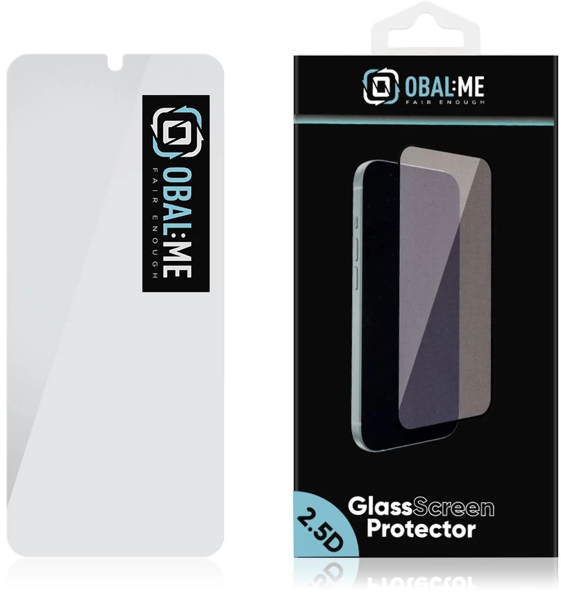 OBAL:ME 2.5D stiklinė ekrano apsauga, skirta Xiaomi Redmi 17C 4G/5G, skaidri