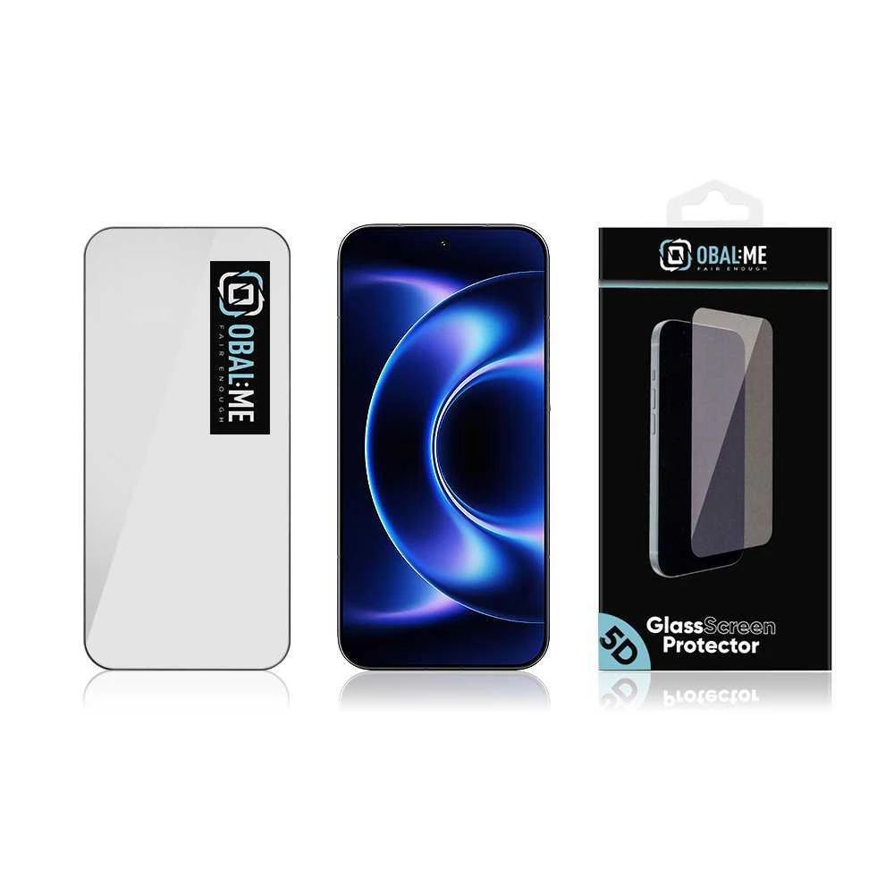 OBAL:ME 5D Apsauginis stiklas Screen Protector skirtas Xiaomi 17 Ultra Juodas