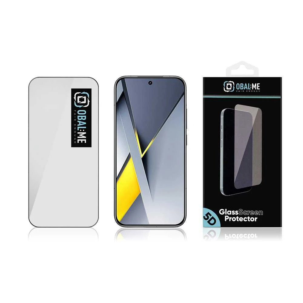 OBAL:ME 5D Apsauginis stiklas Screen Protector skirtas Xiaomi Poco F8 Pro Juodas