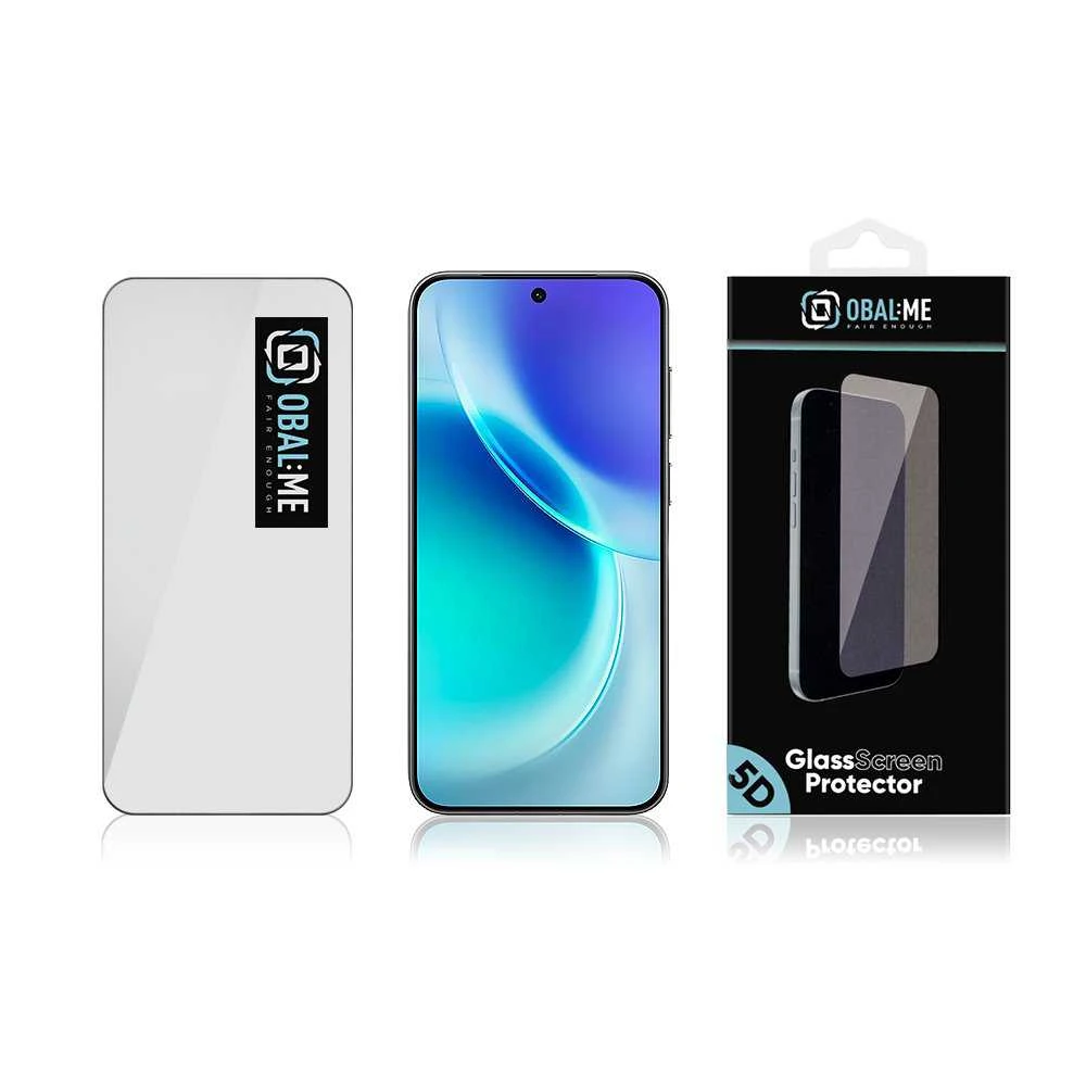 OBAL:ME 5D Apsauginis stiklas Screen Protector skirtas Vivo X300 Juodas