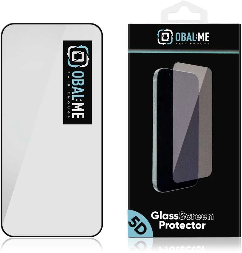 OBAL:ME 5D Apsauginis stiklas Screen Protector skirtas Xiaomi Redmi Note 15 Pro+ 5G/Poco M8 Pro 5G Juodas