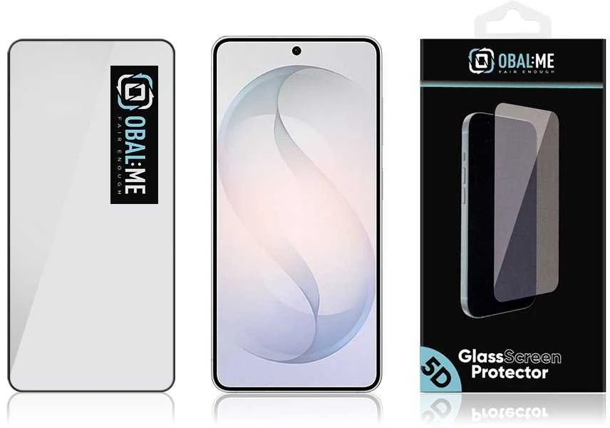 OBAL:ME 5D Apsauginis stiklas Screen Protector skirtas Samsung Galaxy S26 Juodas