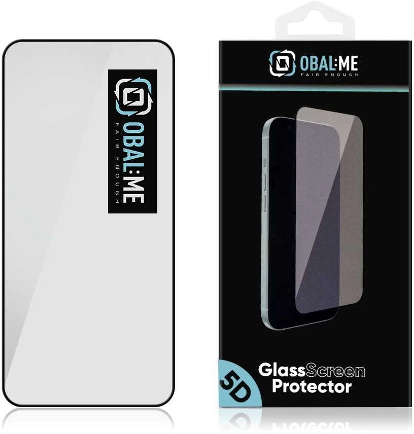 OBAL:ME 5D Apsauginis stiklas Screen Protector skirtas Xiaomi Redmi Note 15 Pro 4G Juodas