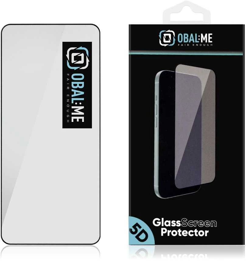 OBAL:ME 5D Apsauginis stiklas Screen Protector skirtas Motorola G86/G86 Power Juodas