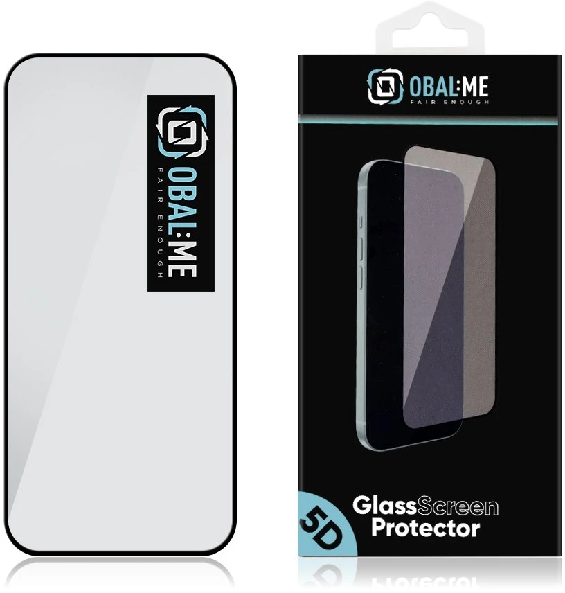 OBAL:ME 5D Apsauginis stiklas skirtas Honor 600 Lite Juodas