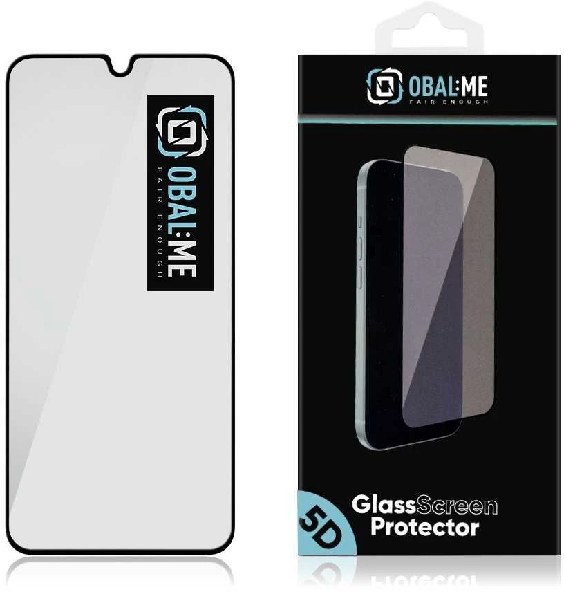 OBAL:ME 5D apsauginis stiklas skirtas Samsung Galaxy A26 5G Juodas