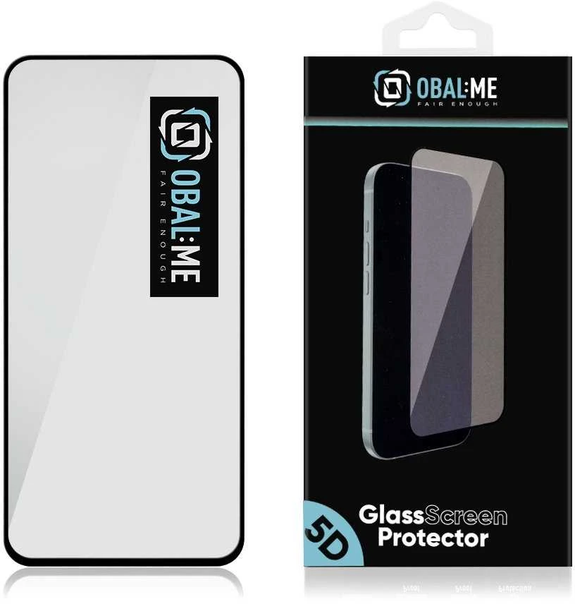 OBAL:ME 5D apsauginis stiklas telefonui Samsung Galaxy S24 FE Juodas
