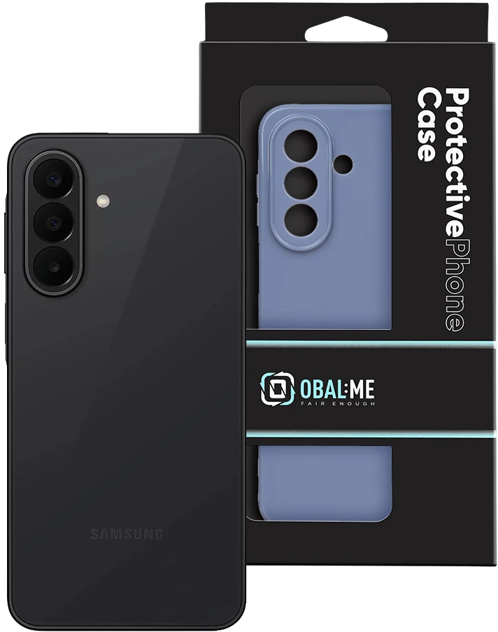 OBAL:ME blizgus dėklas Samsung Galaxy A27 5G, levandų spalvos