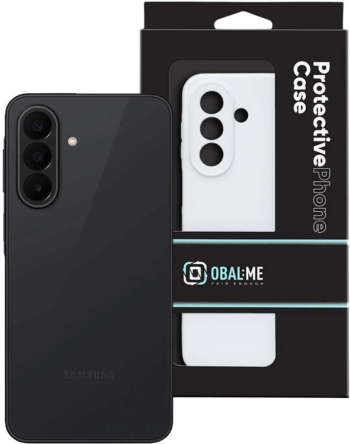 OBAL:ME blizgus dėklas Samsung Galaxy A27 5G baltas