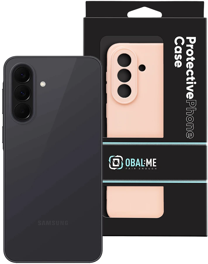 OBAL:ME blizgus dėklas Samsung Galaxy A37 5G Blush