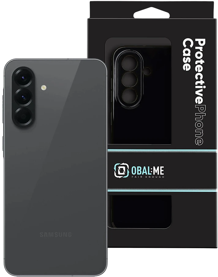 OBAL:ME blizgus dėklas Samsung Galaxy A56 5G juodas