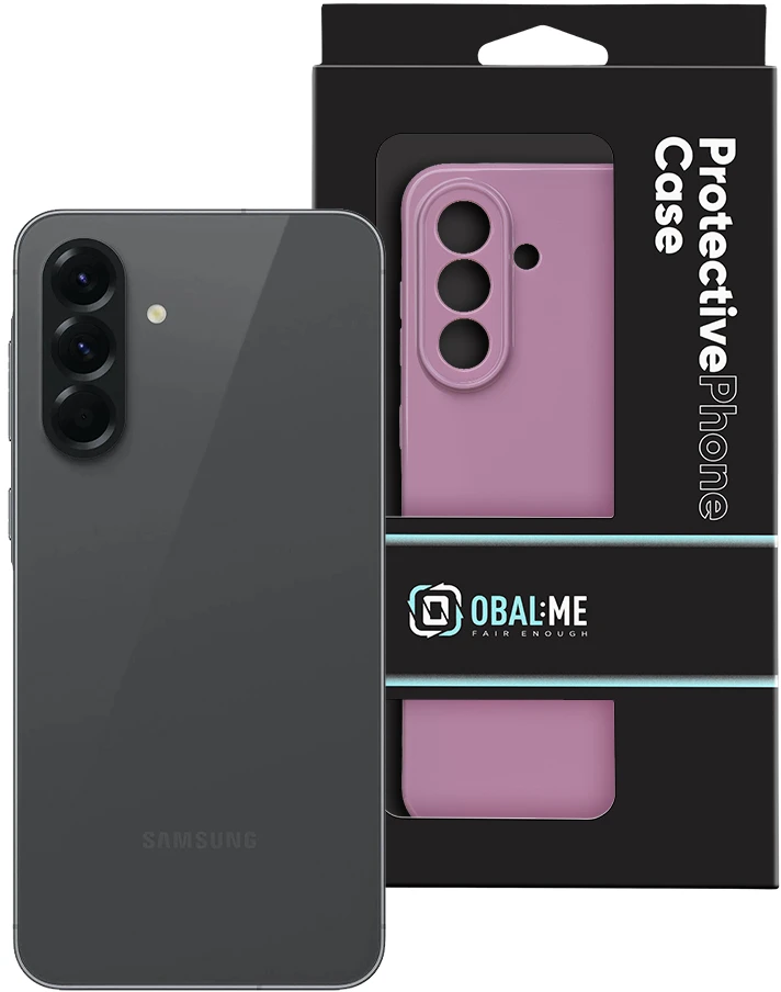 OBAL:ME blizgus dėklas Samsung Galaxy A56 5G Orchid