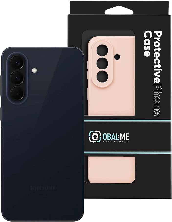 OBAL:ME blizgus dėklas Samsung Galaxy A57 5G Blush