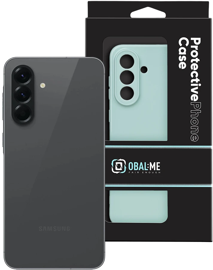 OBAL:ME blizgus dėklas, skirtas Samsung Galaxy A56 5G, mėtų spalvos