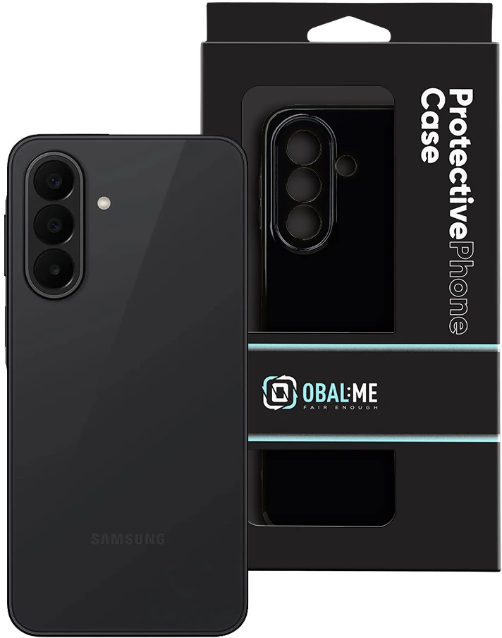 OBAL:ME blizgus dėklas, skirtas Samsung Galaxy A27 5G, juodas