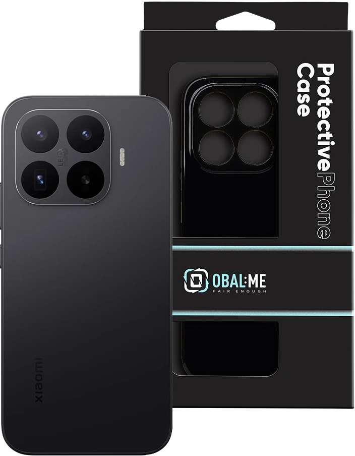 OBAL:ME blizgus dėklas, skirtas Xiaomi 17T, juodas