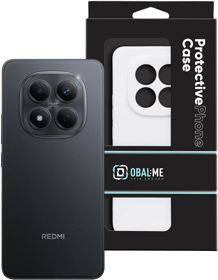 OBAL:ME blizgus dėklas, skirtas Xiaomi Redmi Note 15 Pro 4G, baltas