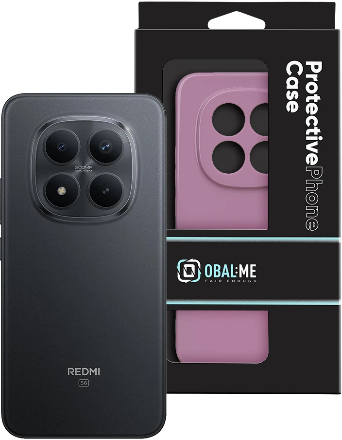 OBAL:ME blizgus dėklas, skirtas Xiaomi Redmi Note 15 Pro+ 5G, orchidėjos spalvos