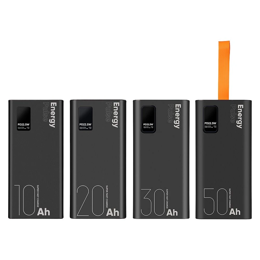 OBAL:ME EnergyPulse Powerbank 10000mAh 22.5W juodos spalvos