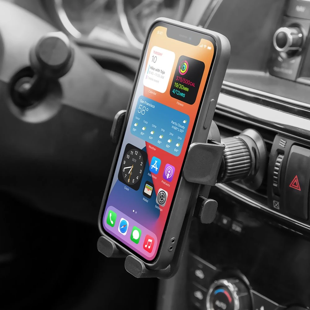 OBAL:ME GravGripper automobilinis telefono laikiklis juodos spalvos