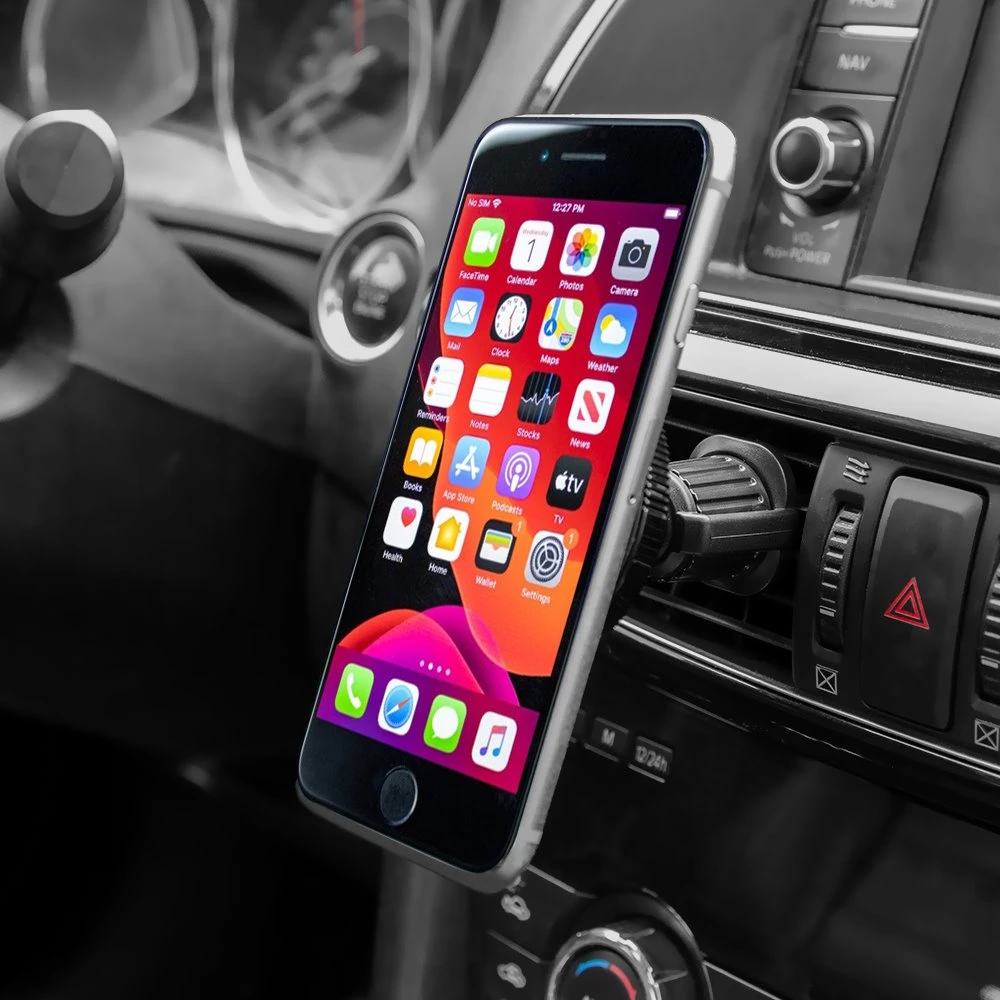 OBAL:ME MagFixxer Automobilinis magnetinis MagSafe telefono laikiklis juodos spalvos