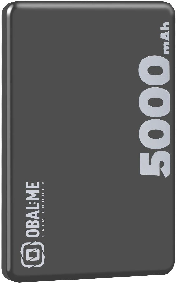 OBAL:ME MagNetix Powerbank 5000mAh juodos spalvos