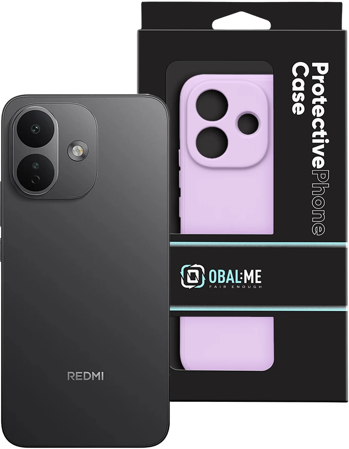 OBAL:ME Matinis TPU dėklas, skirtas Xiaomi Redmi Note 17 4G/5G, violetinis