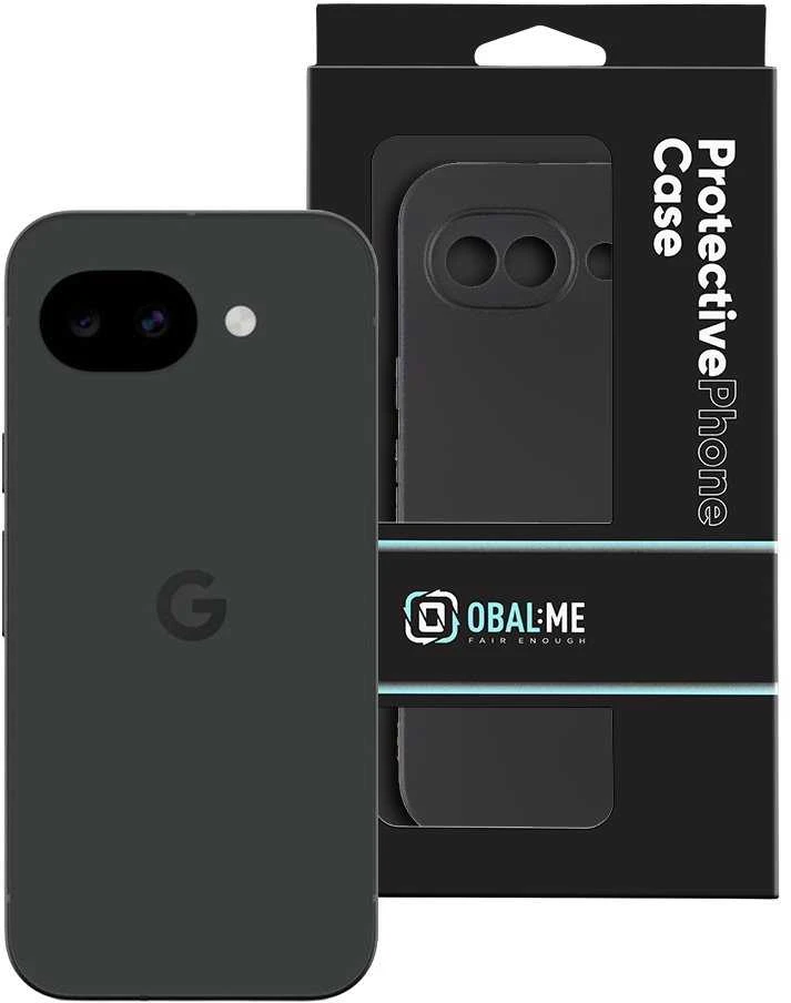 OBAL:ME Matte TPU dėklas skirtas Google Pixel 10a juodos spalvos