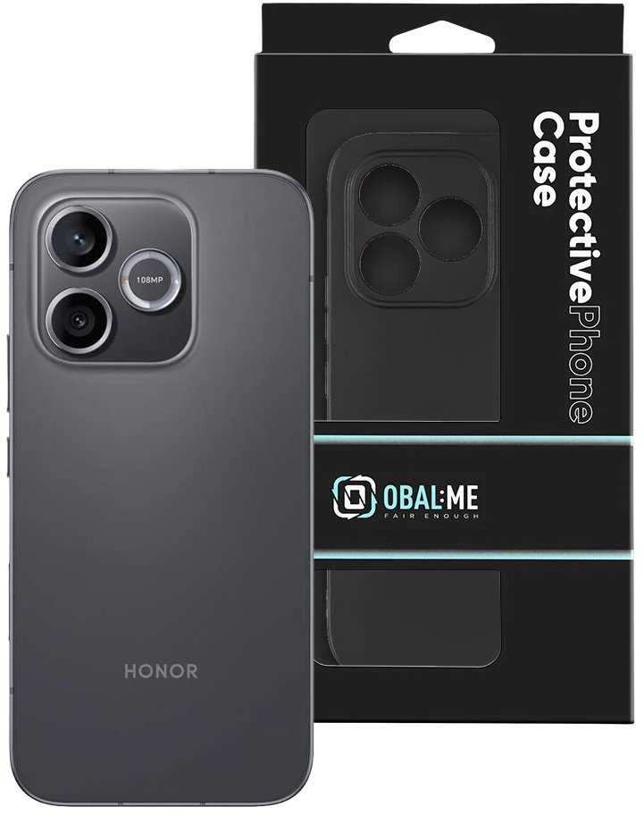OBAL:ME matinis TPU dėklas, skirtas Honor 600 Lite, juodos spalvos