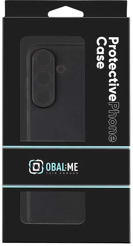 OBAL:ME Matte TPU dėklas skirtas Samsung Galaxy S25 FE juodos spalvos