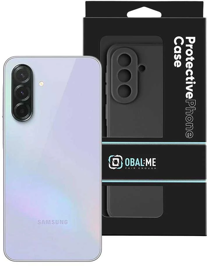OBAL:ME Matte TPU dėklas skirtas Samsung Galaxy A37 5G juodos spalvos