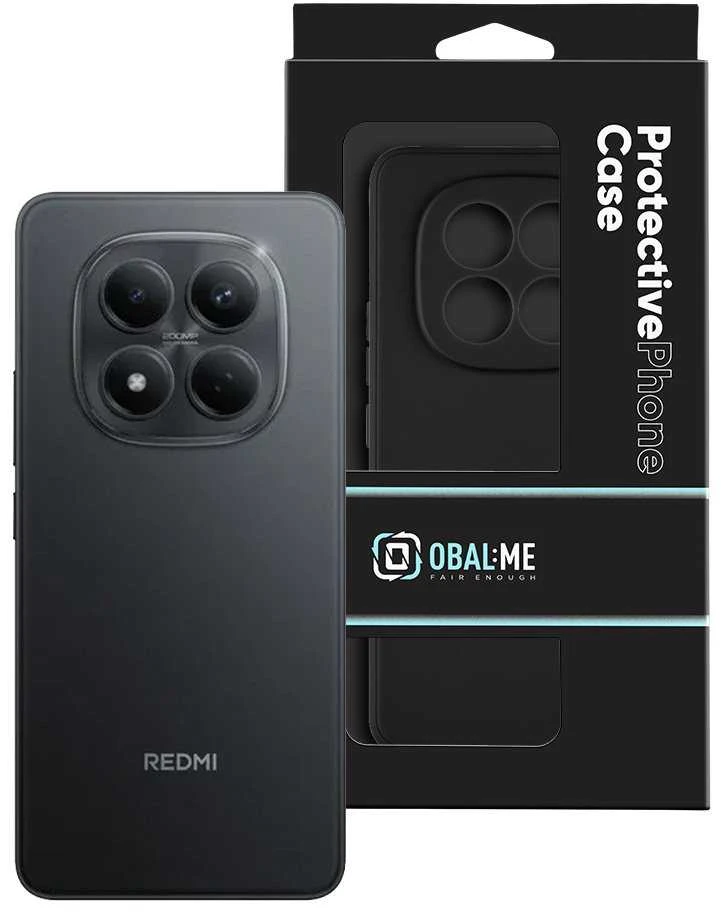 OBAL:ME Matte TPU dėklas skirtas Xiaomi Redmi Note 15 Pro 4G juodos spalvos